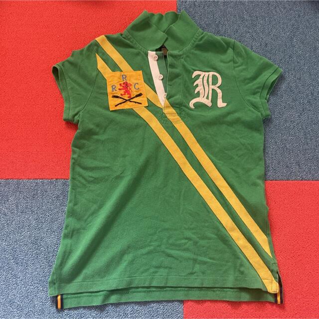 Ralph Lauren(ラルフローレン)のラルフローレン ポロシャツ グリーン Lサイズ レディースのトップス(カットソー(半袖/袖なし))の商品写真