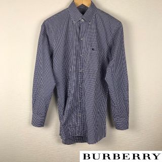 バーバリーブラックレーベル(BURBERRY BLACK LABEL)の美品 BURBERRY BLACK LABEL 長袖シャツ ギンガムチェック(シャツ)