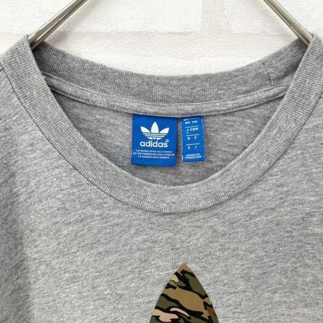 adidas(アディダス)の【ビッグロゴ】adidas アディダス 半袖 Tシャツ カモフラ メンズ L メンズのトップス(Tシャツ/カットソー(半袖/袖なし))の商品写真