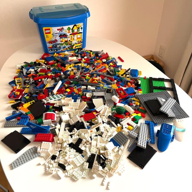 Lego(レゴ)のレゴ (LEGO) 基本セット 青のコンテナスーパーデラックス 5508＋追加 キッズ/ベビー/マタニティのおもちゃ(積み木/ブロック)の商品写真