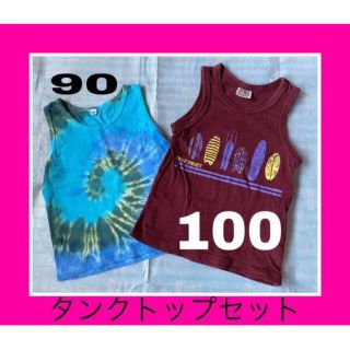 エフオーキッズ(F.O.KIDS)の美品　タンクトップ　ノースリーブ　90センチ　100センチ(Tシャツ/カットソー)