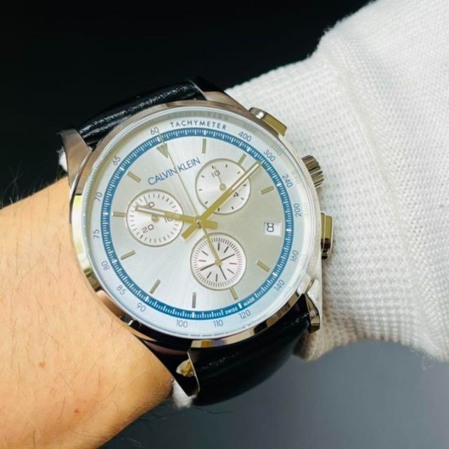 ○新品○カルバンクラインCALVIN KLEIN/42mm/クロノグラフ-