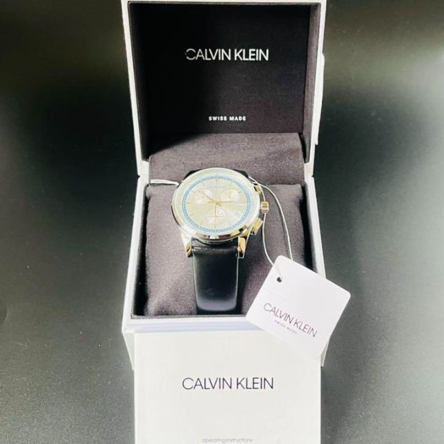 ○新品○カルバンクラインCALVIN KLEIN/42mm/クロノグラフ-