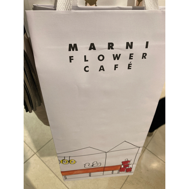 Marni(マルニ)のマルニ　MARNI marni  ハンモックバッグ　アイボリーブルー レディースのバッグ(ショルダーバッグ)の商品写真