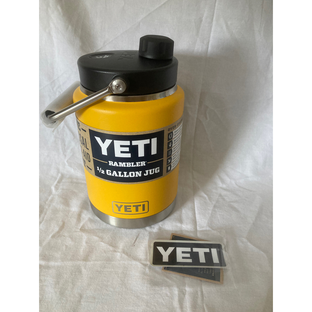 新品☆ YETI 限定色 イエロー イエティ ランブラー ハーフガロン