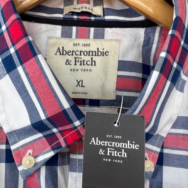 Abercrombie&Fitch(アバクロンビーアンドフィッチ)のアバクロ　新品　チェック　シャツ メンズのトップス(シャツ)の商品写真