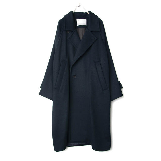 VOAAOV // SOFT WOOL BEAVER LONG COAT-