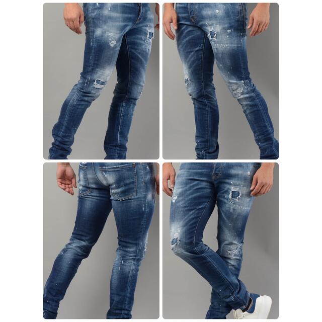 デニム/ジーンズ新品　DSQUARED2 Sexy Mercury Jean in Blue