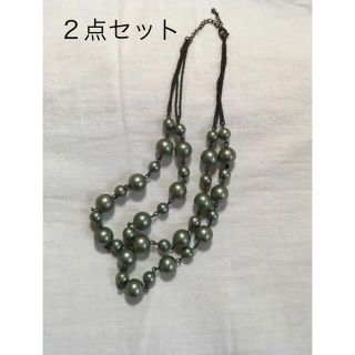 パールネックレス　２点セット(ネックレス)