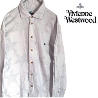 ヴィヴィアンウエストウッド(Vivienne Westwood)の希少Vivienne Westwood MAN 長袖シャツ 刺繍ロゴ 星 スター(シャツ)