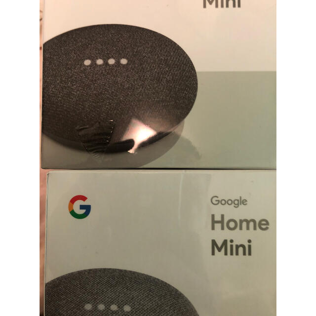 Google Home Mini チョーク チャコール セットの通販 by ☆複数購入