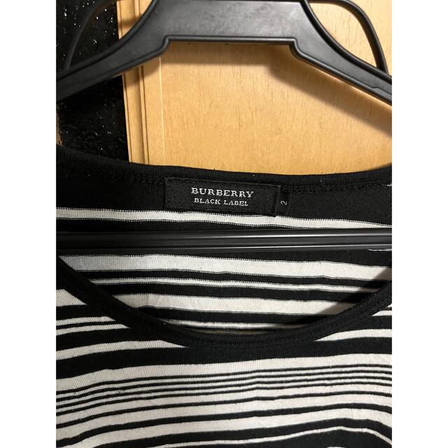 BURBERRY BLACK LABEL(バーバリーブラックレーベル)のバーバリーブラックレーベル　ロングTシャツ メンズのトップス(Tシャツ/カットソー(七分/長袖))の商品写真