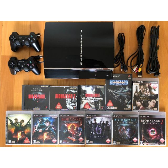 PlayStation3型式動作品 この1台でPS1/2/3ソフト遊べるPS3(60→320GB交換)BIO