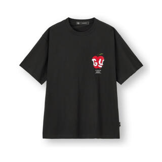 アンダーカバー(UNDERCOVER)のGU x undercover ビックグラフィックTシャツ　Ｌ　ブラック　未使用(Tシャツ/カットソー(半袖/袖なし))