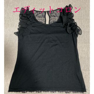 プロポーションボディドレッシング(PROPORTION BODY DRESSING)のエディットコロン 黒トップス(Tシャツ(半袖/袖なし))