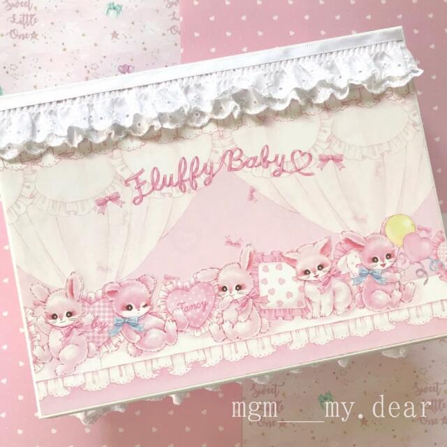 おすそ分けボックス　Petit Doll　フラバニ　fluffy bunny  ハンドメイドの文具/ステーショナリー(その他)の商品写真