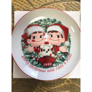 フジヤ(不二家)の不二家 ペコちゃん クリスマス 絵皿 クリスマスプレート 2009(ノベルティグッズ)