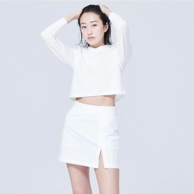 美品！suic golf 白スカート　TOKI SLIT SKIRT