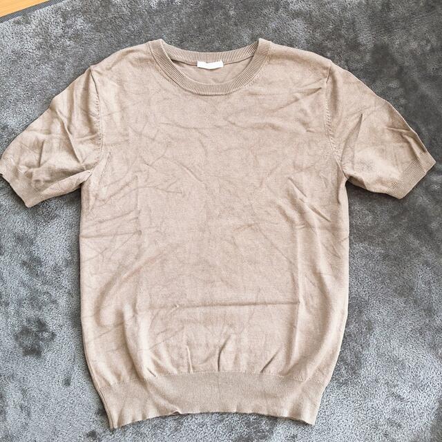 GU(ジーユー)のGU 半袖ニット レディースのトップス(Tシャツ(半袖/袖なし))の商品写真