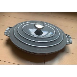 ストウブ(STAUB)のストウブ　オーパルホットプレート23 グレー(鍋/フライパン)