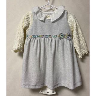 ベベ(BeBe)のBeBe reduction ベビーワンピース ロンパース セット(ワンピース)