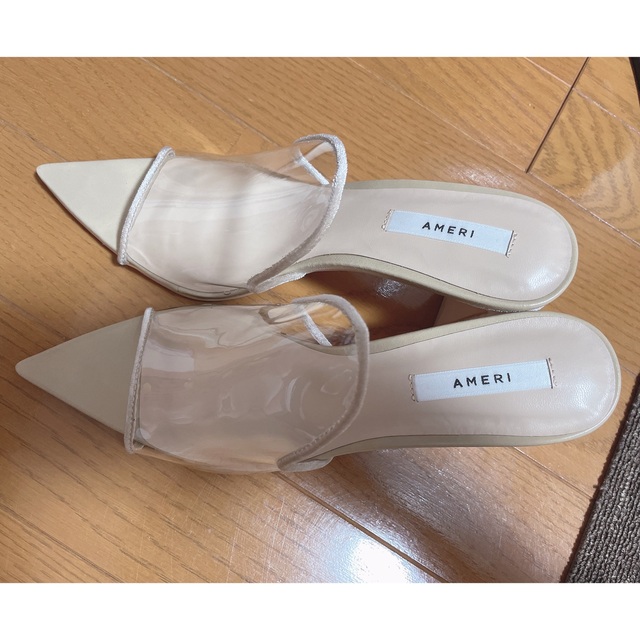 Ameri VINTAGE(アメリヴィンテージ)のMEDI CLEAR WINDOW MULE　Ameri VINTAGE レディースの靴/シューズ(サンダル)の商品写真