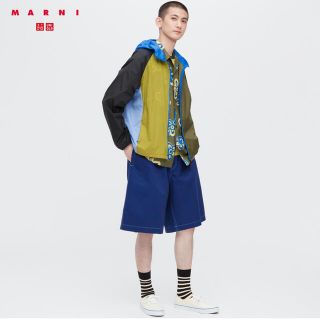 ユニクロ(UNIQLO)の新品　UNIQLO×MARNI ワイドフィットボクシーショーツ(ショートパンツ)