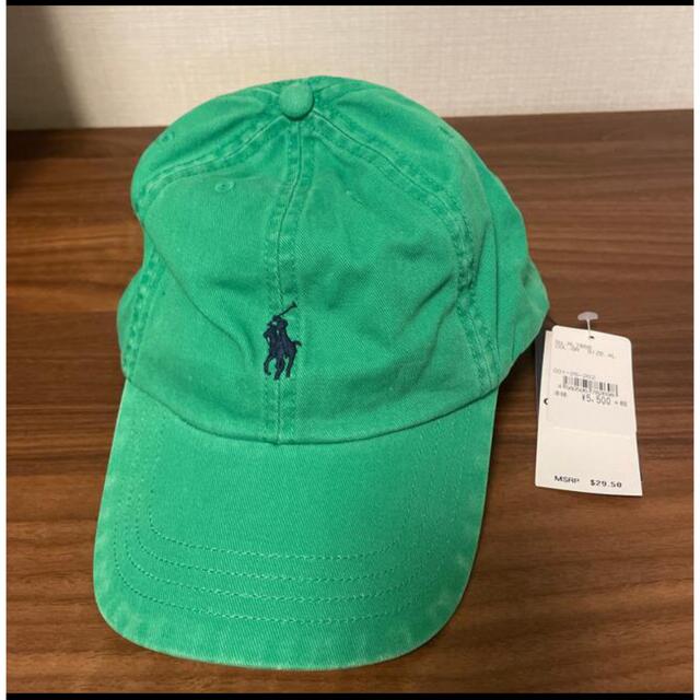 POLO RALPH LAUREN(ポロラルフローレン)の大人気♪ ラルフローレン　グリーン　キャップ レディースの帽子(キャップ)の商品写真