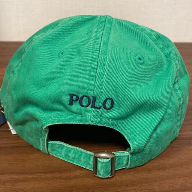 POLO RALPH LAUREN(ポロラルフローレン)の大人気♪ ラルフローレン　グリーン　キャップ レディースの帽子(キャップ)の商品写真