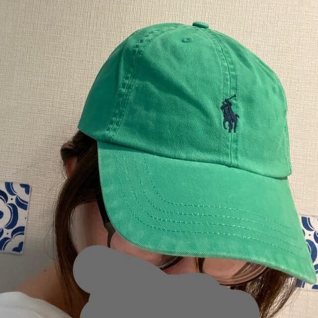 POLO RALPH LAUREN(ポロラルフローレン)の大人気♪ ラルフローレン　グリーン　キャップ レディースの帽子(キャップ)の商品写真