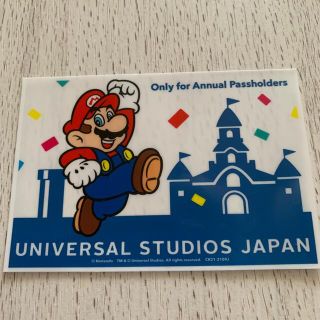 ユニバーサルスタジオジャパン(USJ)のUSJ 年パス　クリアケース　マリオ(その他)