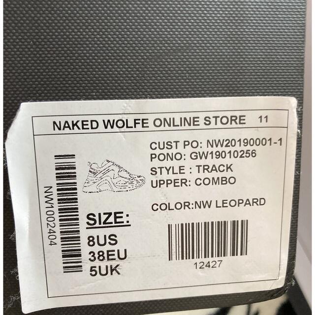 Naked Wolf レオパード厚底スニーカー 3