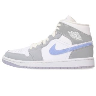 ナイキ WMNS AIR JORDAN 1 MID WOLF GREY BQ6472-105 エアジョーダン1ミッドウルフグレースニーカー メンズ 23cm