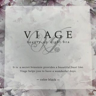 VIAGE ビューティーナイトブラ新品　Lサイズ　黒　箱あり(ブラ)