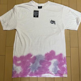 ステューシー(STUSSY)の[レアデッドストック] STUSSY タイダイ染め Tシャツ ホワイト (Tシャツ/カットソー(半袖/袖なし))