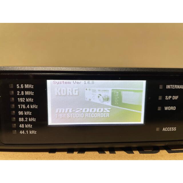 KORG(コルグ)のKorg mr-2000s 160GB HDD 楽器のDTM/DAW(オーディオインターフェイス)の商品写真