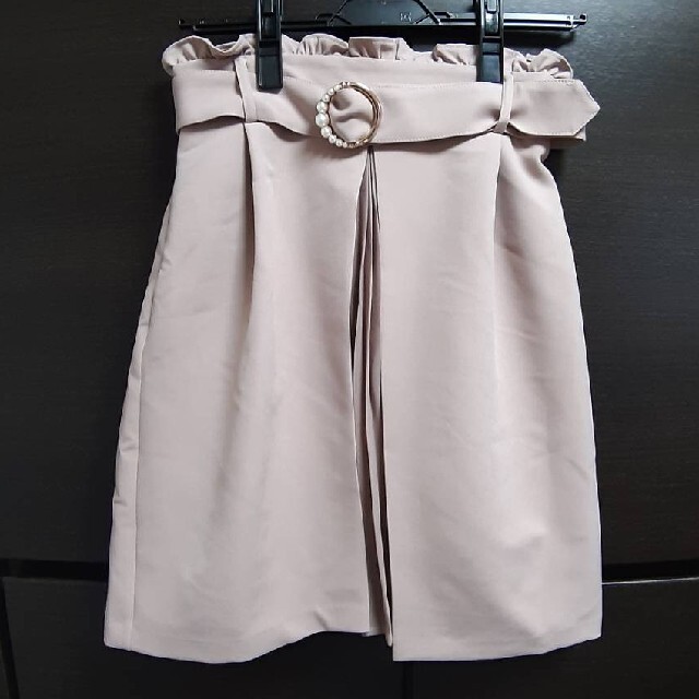 ByeBye(バイバイ)のフロントプリーツミニスカート　ピンク レディースのスカート(ミニスカート)の商品写真