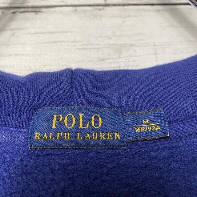 POLO RALPH LAUREN(ポロラルフローレン)の【人気デザイン】ポロラルフローレン⭐︎刺繍ワンポイントロゴ　ブルー　パーカー メンズのトップス(パーカー)の商品写真