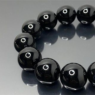 A1851 オニキス 天然石 パワーストーン ブレスレットの通販|ラクマ