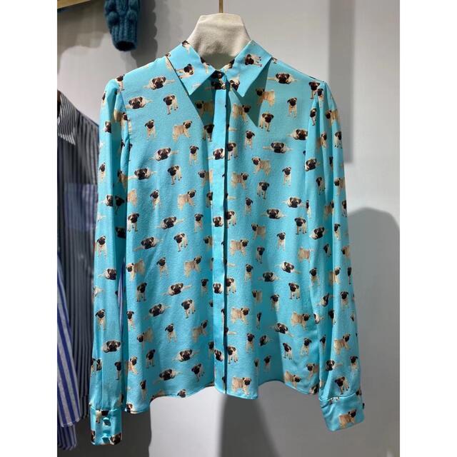 Alice+Olivia - ❤️☆Alice olive 新作新品 ブルー 犬柄ブラウス ...