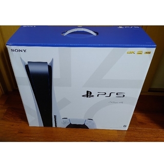 プレイステーション(PlayStation)のPS5 本体（新品、未開封）PlayStation5 ディスクドライブ 搭載(家庭用ゲーム機本体)
