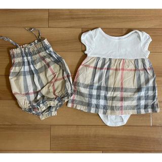 バーバリー(BURBERRY)の01chan様専用　Burberry ロンパース　2点セット　サイズ6month(ロンパース)