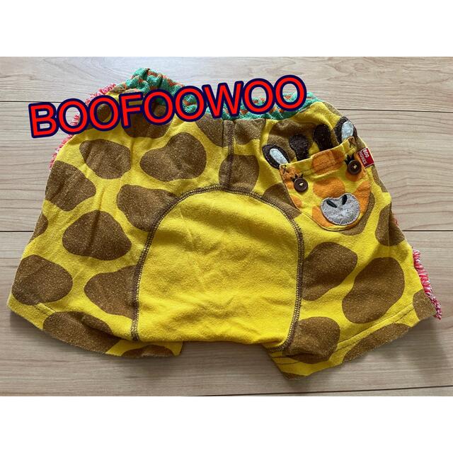 BOOFOOWOO(ブーフーウー)のブーフーウー　キリン　ショートパンツ キッズ/ベビー/マタニティのベビー服(~85cm)(パンツ)の商品写真