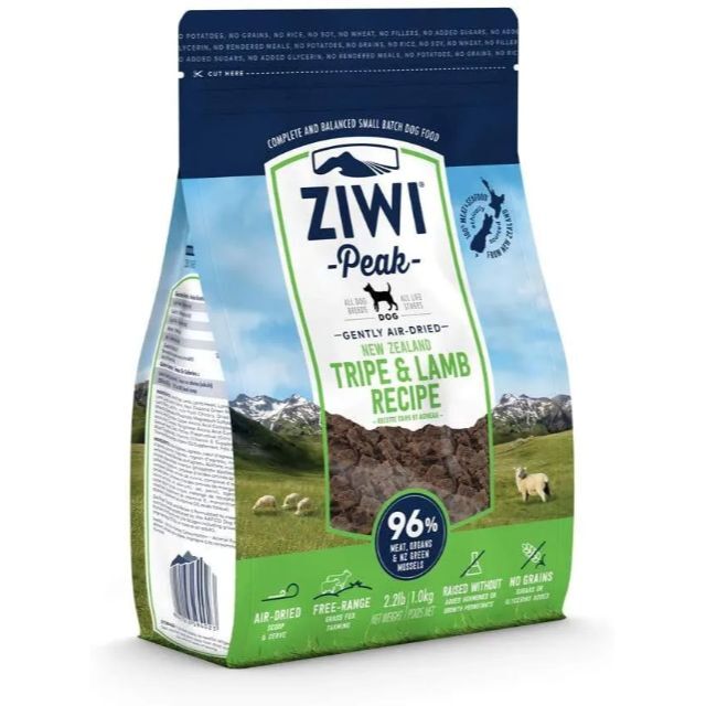 Ziwi Peak （ジウィピーク） ドッグフード トライプ＆ラム 1kg