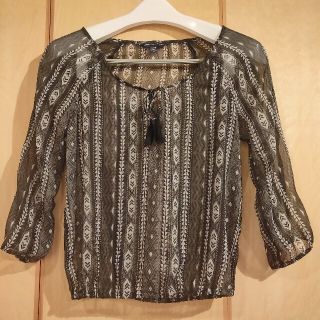 アメリカンイーグル(American Eagle)のレディース　トップス　シフォンブラウス(シャツ/ブラウス(長袖/七分))