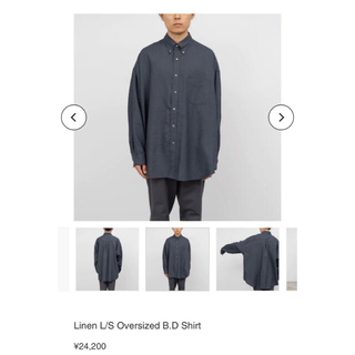 ワンエルディーケーセレクト(1LDK SELECT)のグラフペーパー　Linen L/S Oversized B.D Shirt(シャツ)