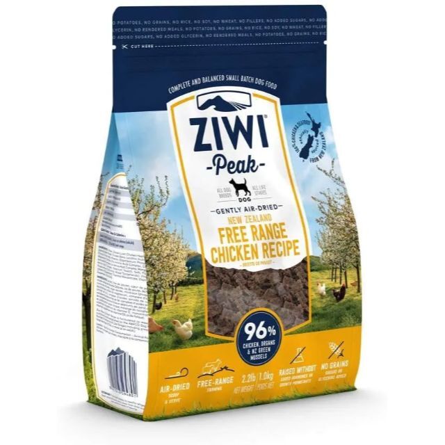 ZiwiPeak　ジウィピーク ドッグフード フリーレンジチキン　1kg