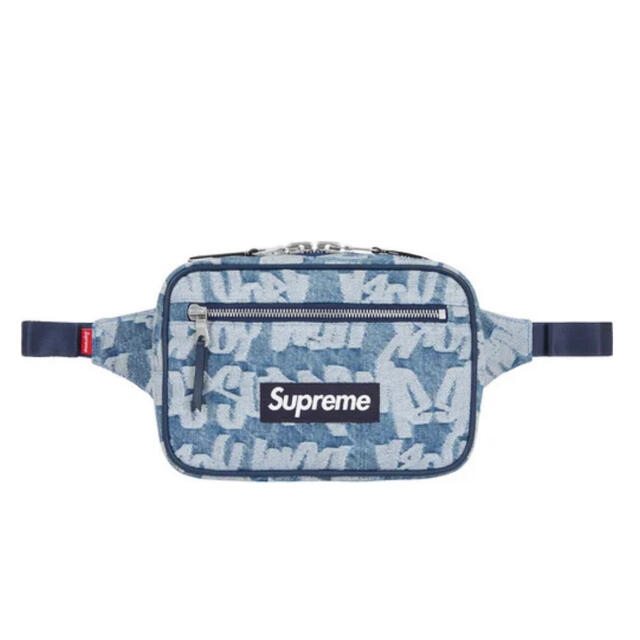 Supreme Fat Tip Jacquard Denim Waist Bagウエストポーチ