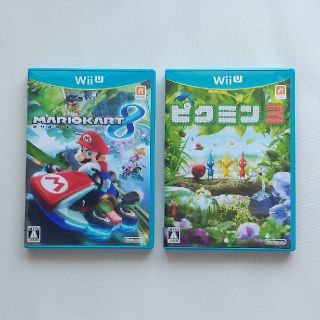 ウィーユー(Wii U)のマリオカート8　ピクミン3　Wii U(家庭用ゲームソフト)