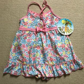 ニシマツヤ(西松屋)の新品　西松屋　女の子　花柄水着 120サイズ(水着)